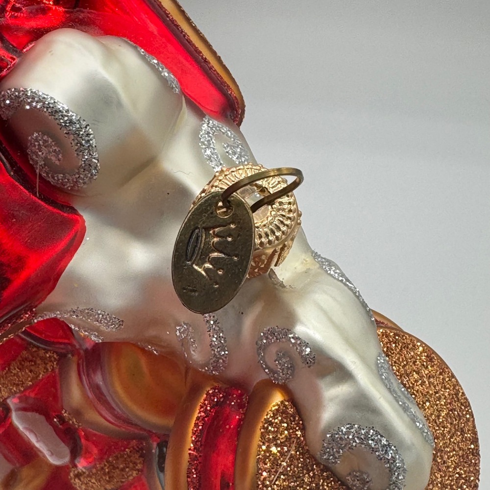 Hallmark Keepsake Elegant Engine 2017 Blown Glass Ornament Handcrafted Poland - Picture 4 of 9